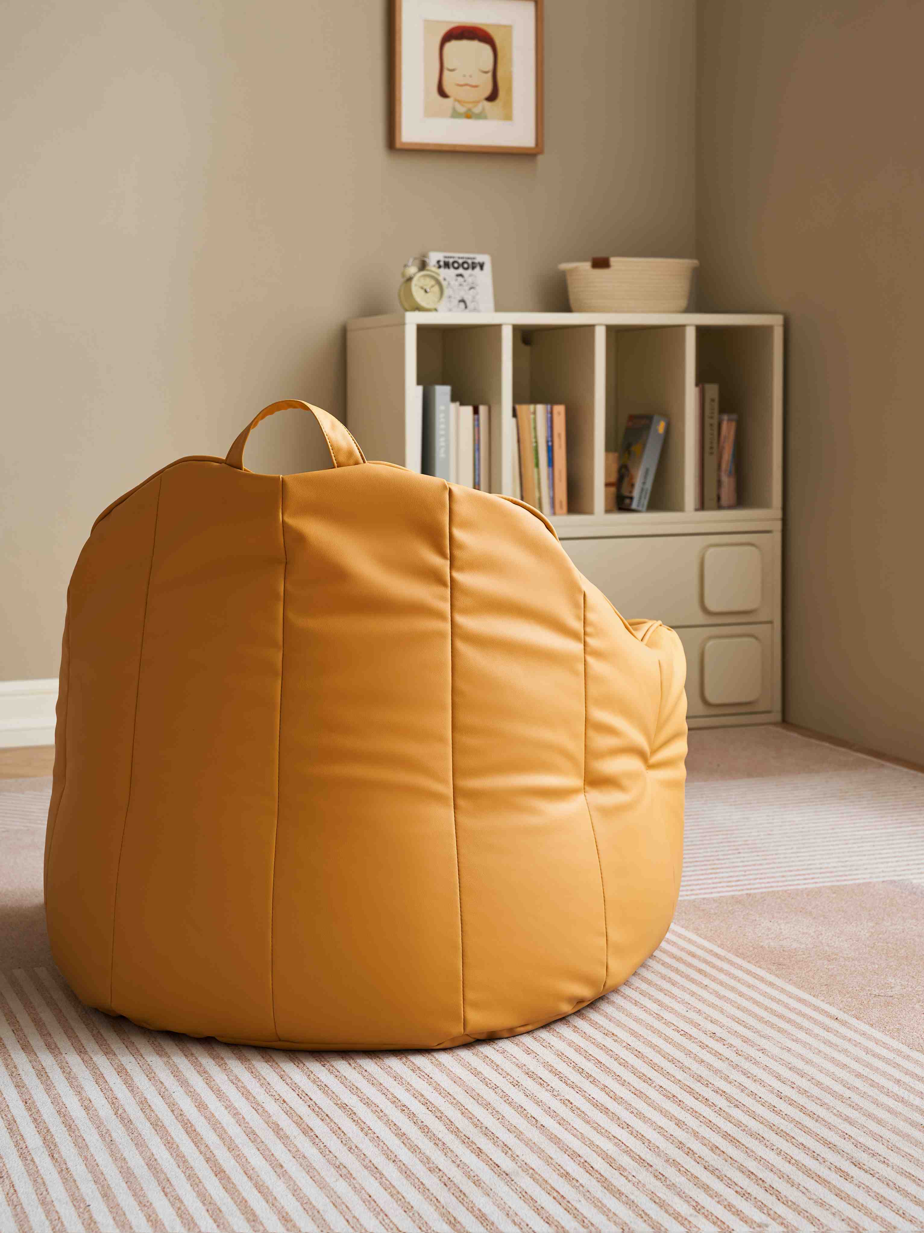 Pouf a sacco Marshmallow per bambini