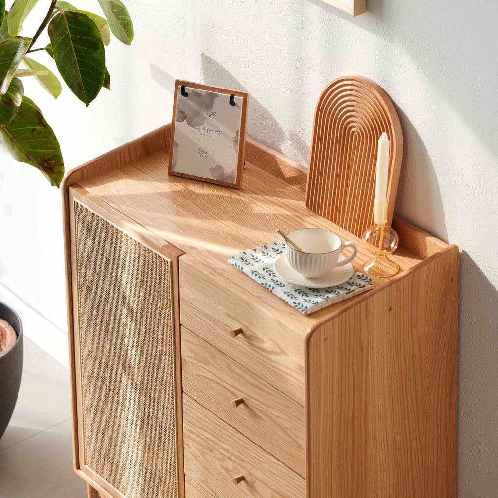 Tommaso cassettiera in rattan