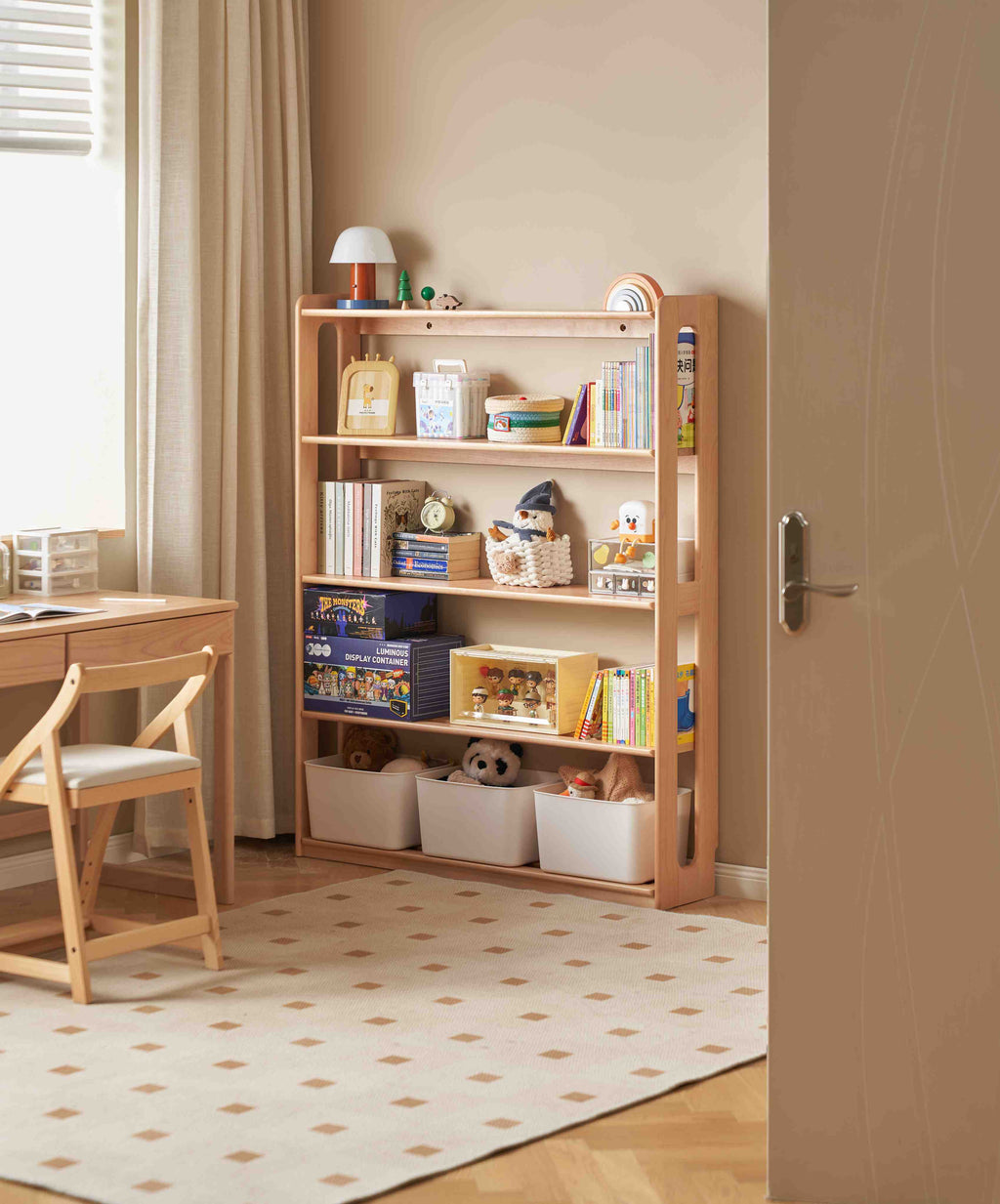 Scaffale porta libri per bambini Fiore