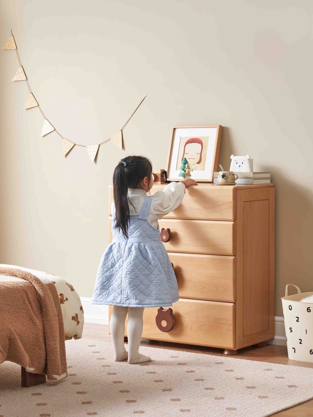 Cassettiera Bosco per bambini
