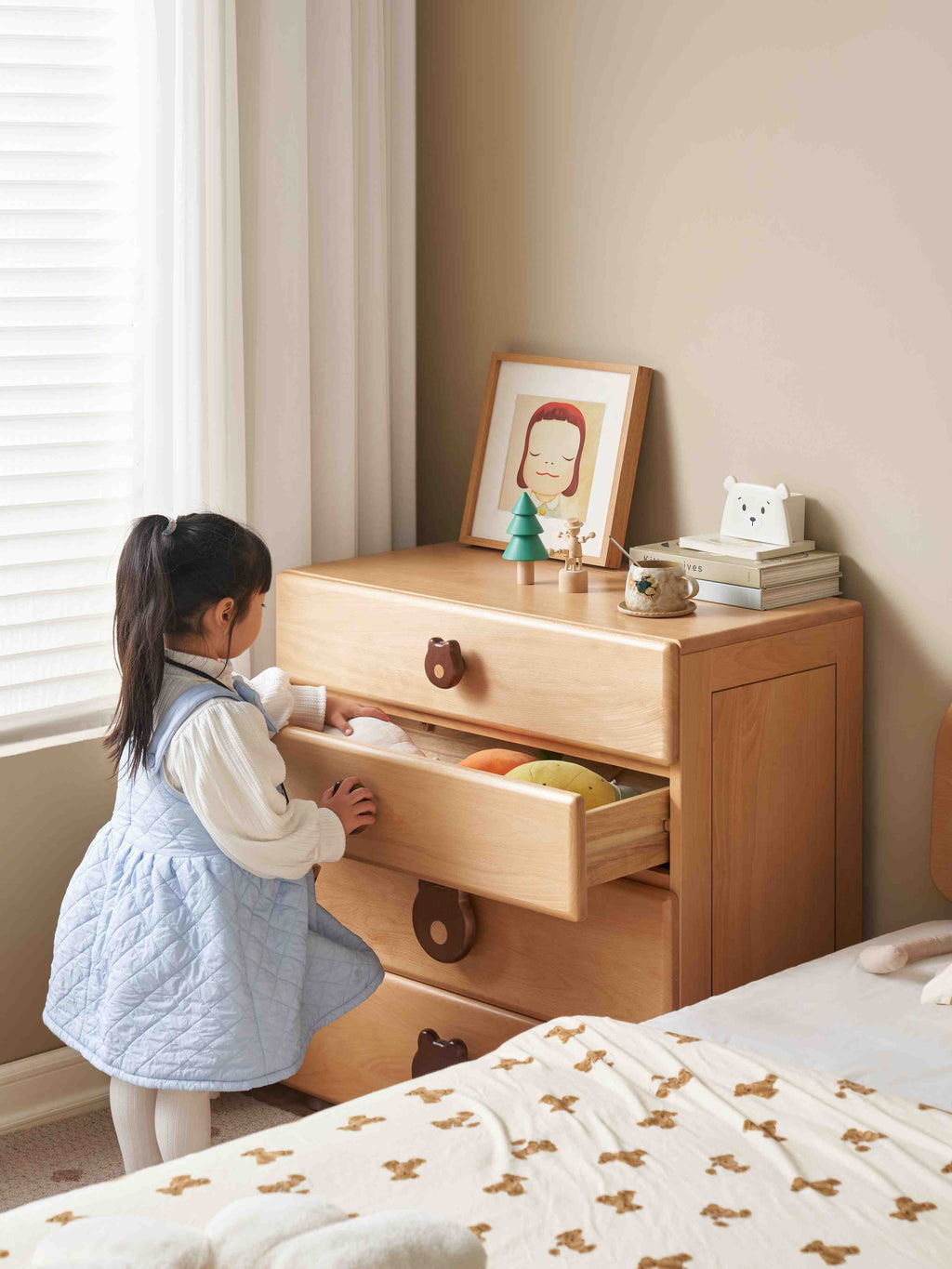 Cassettiera Bosco per bambini