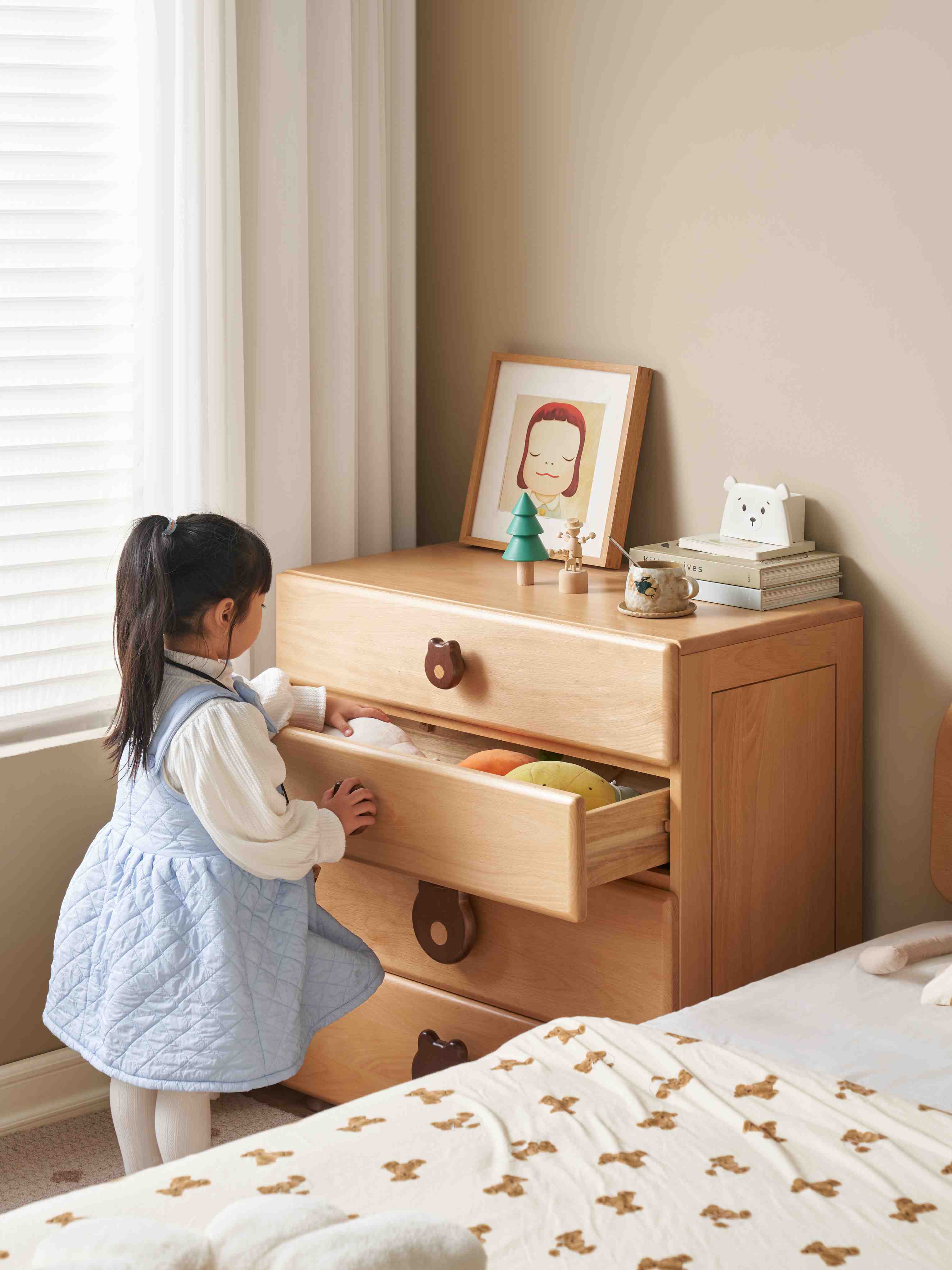 Cassettiera Bosco per bambini