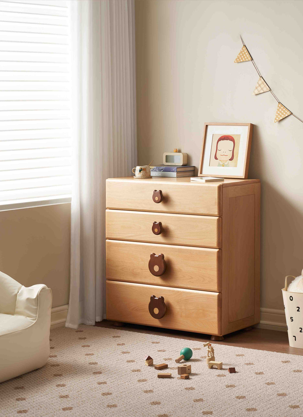 Cassettiera Bosco per bambini