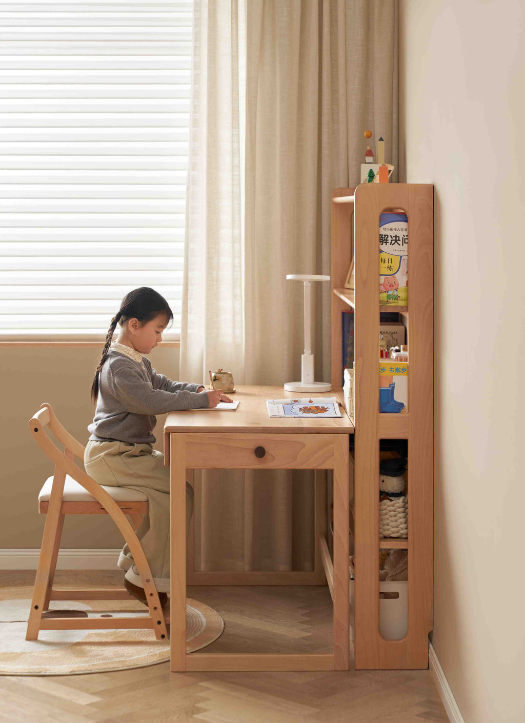 Scaffale porta libri per bambini Fiore