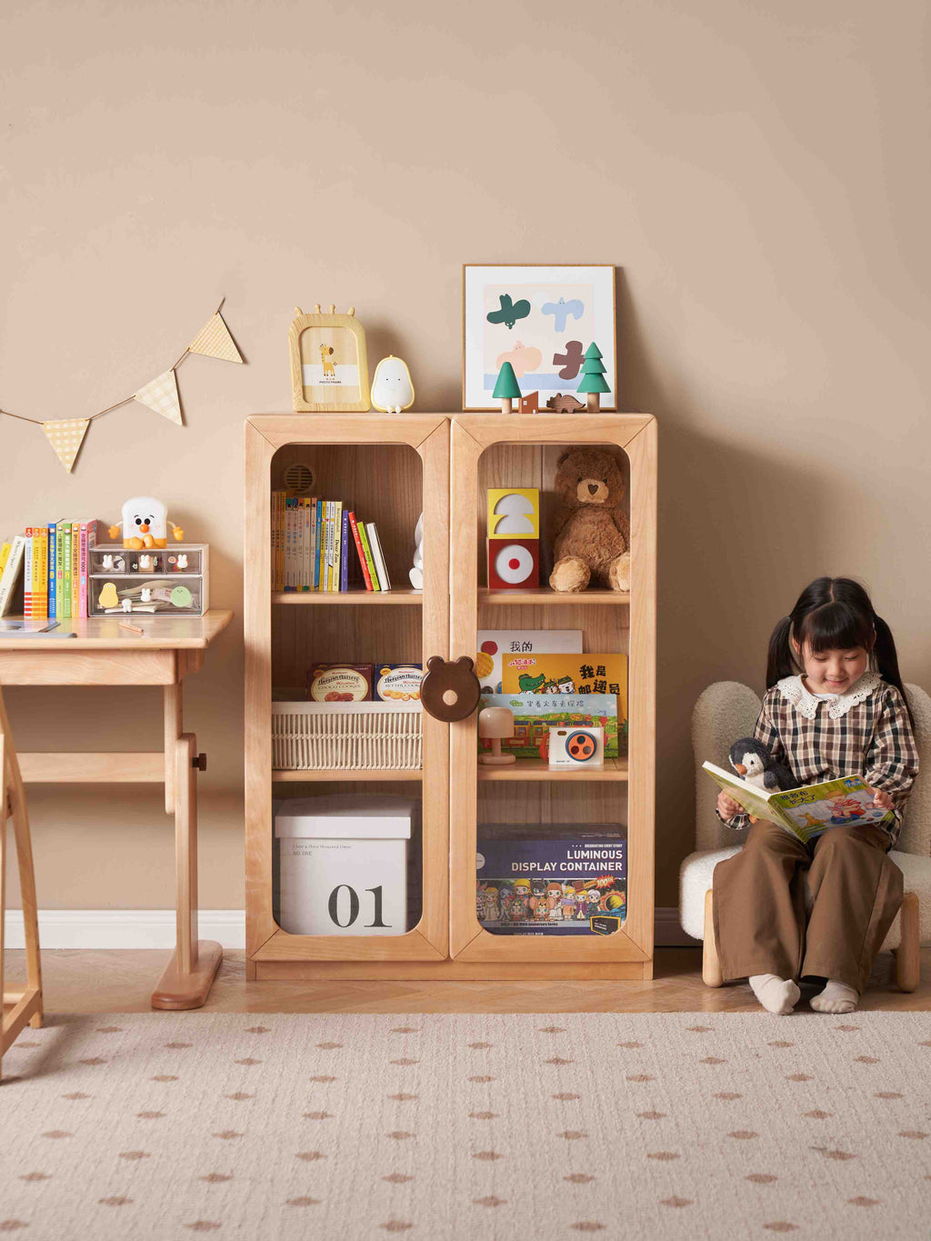 Scaffale per libri per bambini Bosco