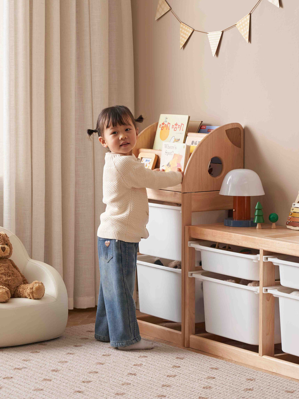 Chiara contenitore giochi per bambini