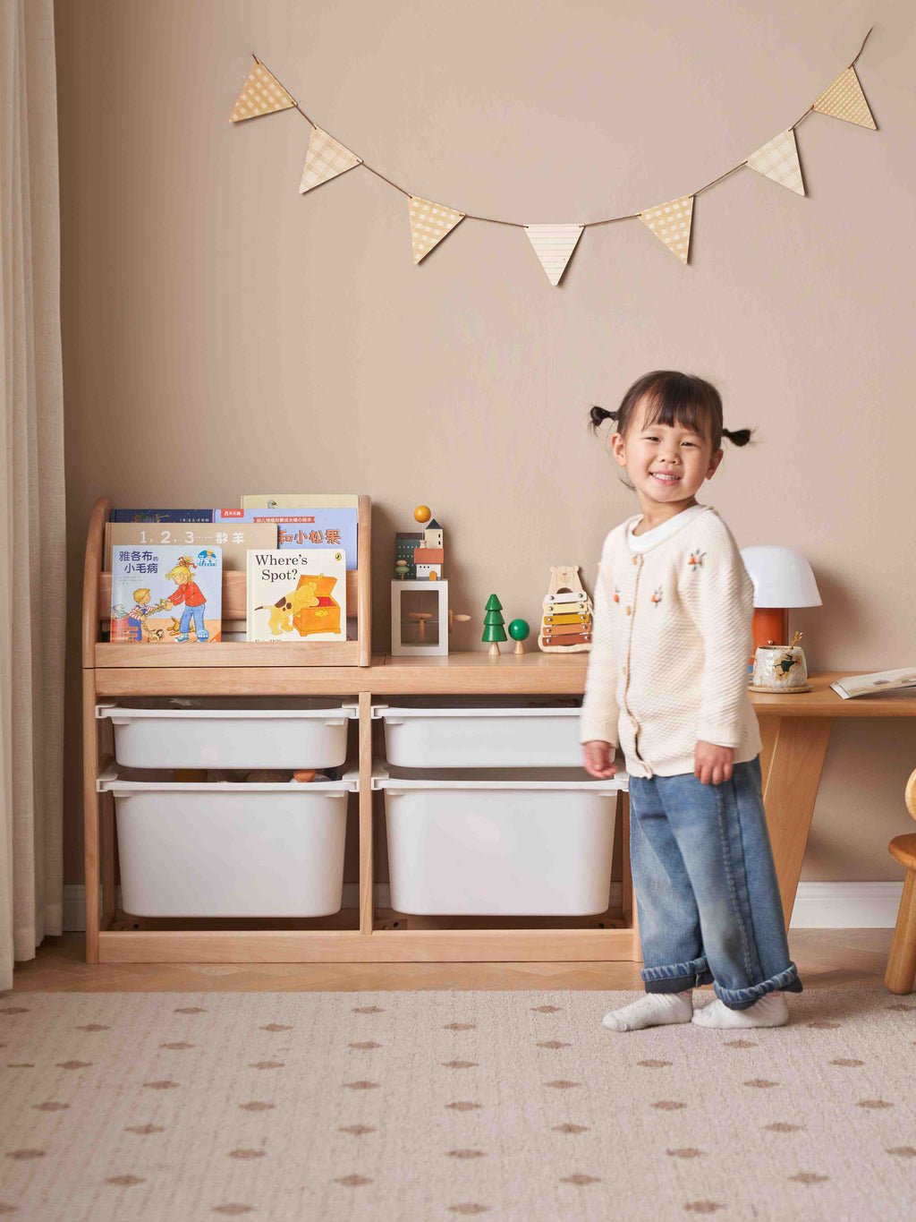 Chiara contenitore giochi per bambini