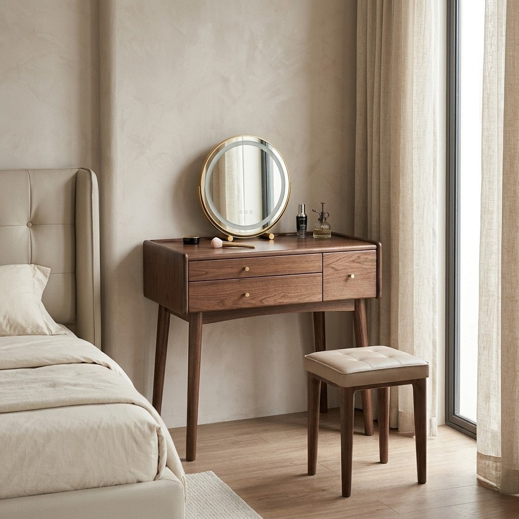Tavolino da trucco Henry Black Walnut