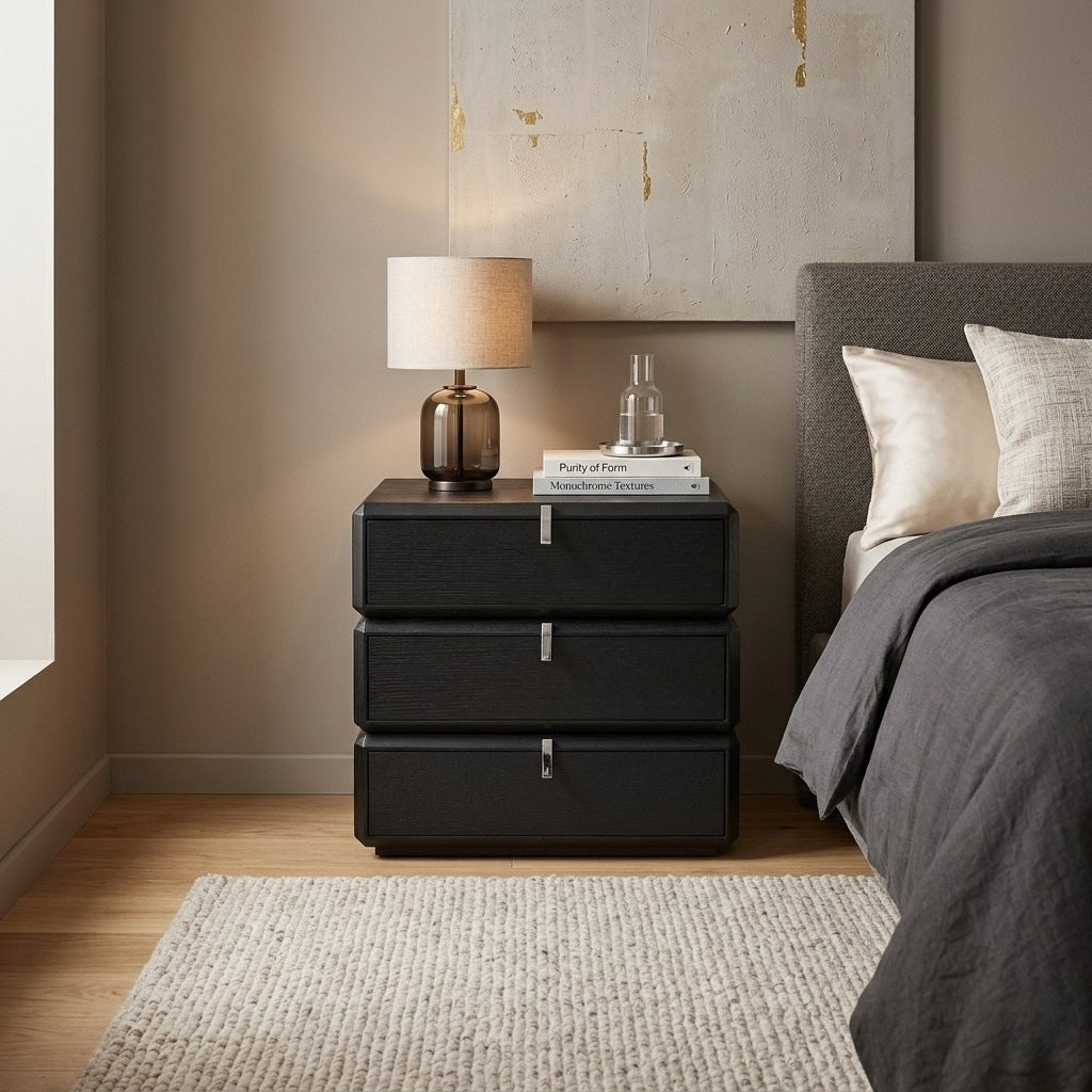 Comodino Ezra Black