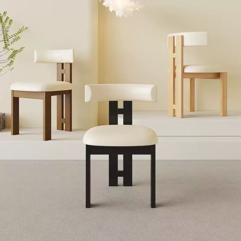 Sedia da pranzo Calin in legno nero