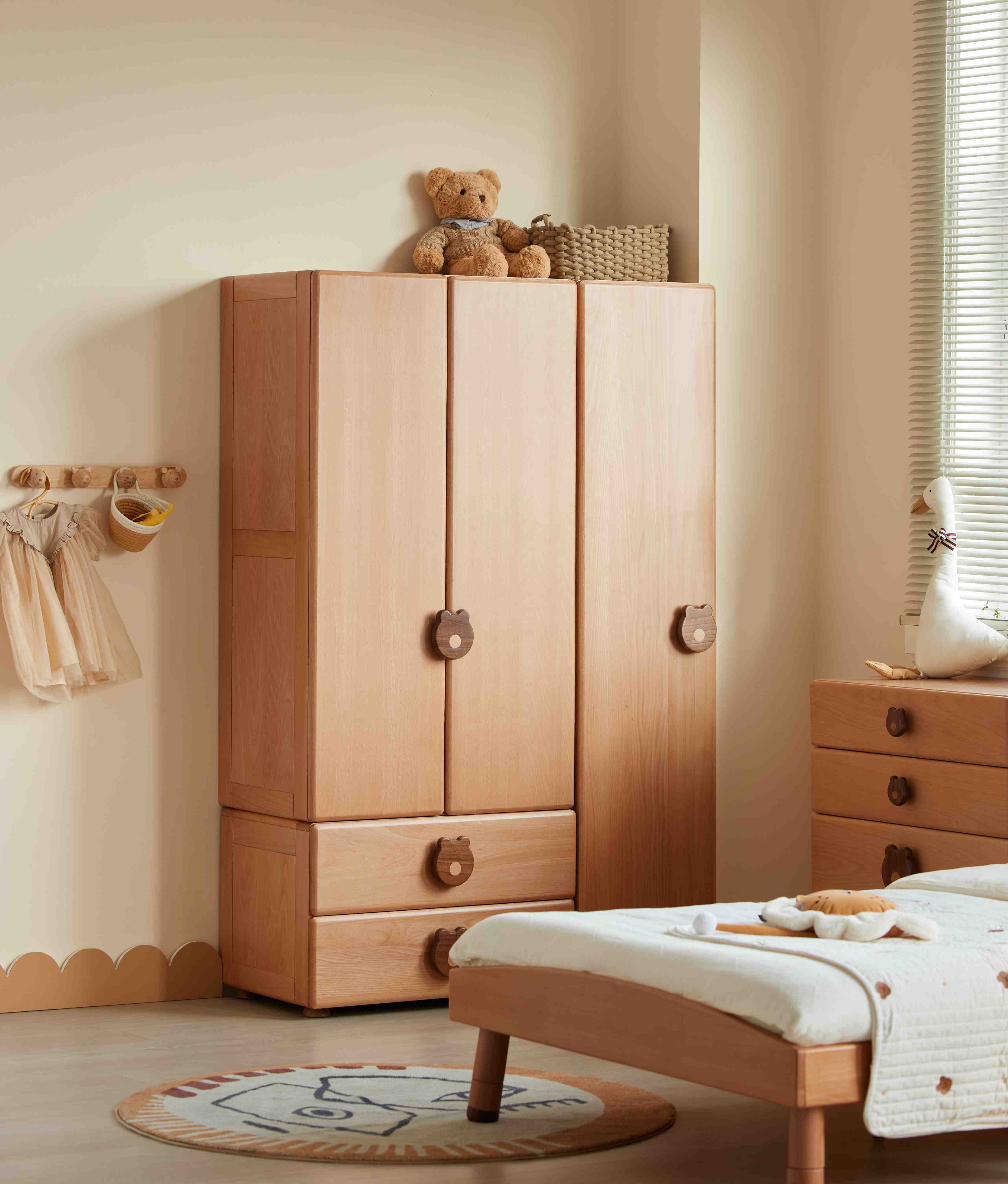 Armadio Guardaroba per Bambini Bosco