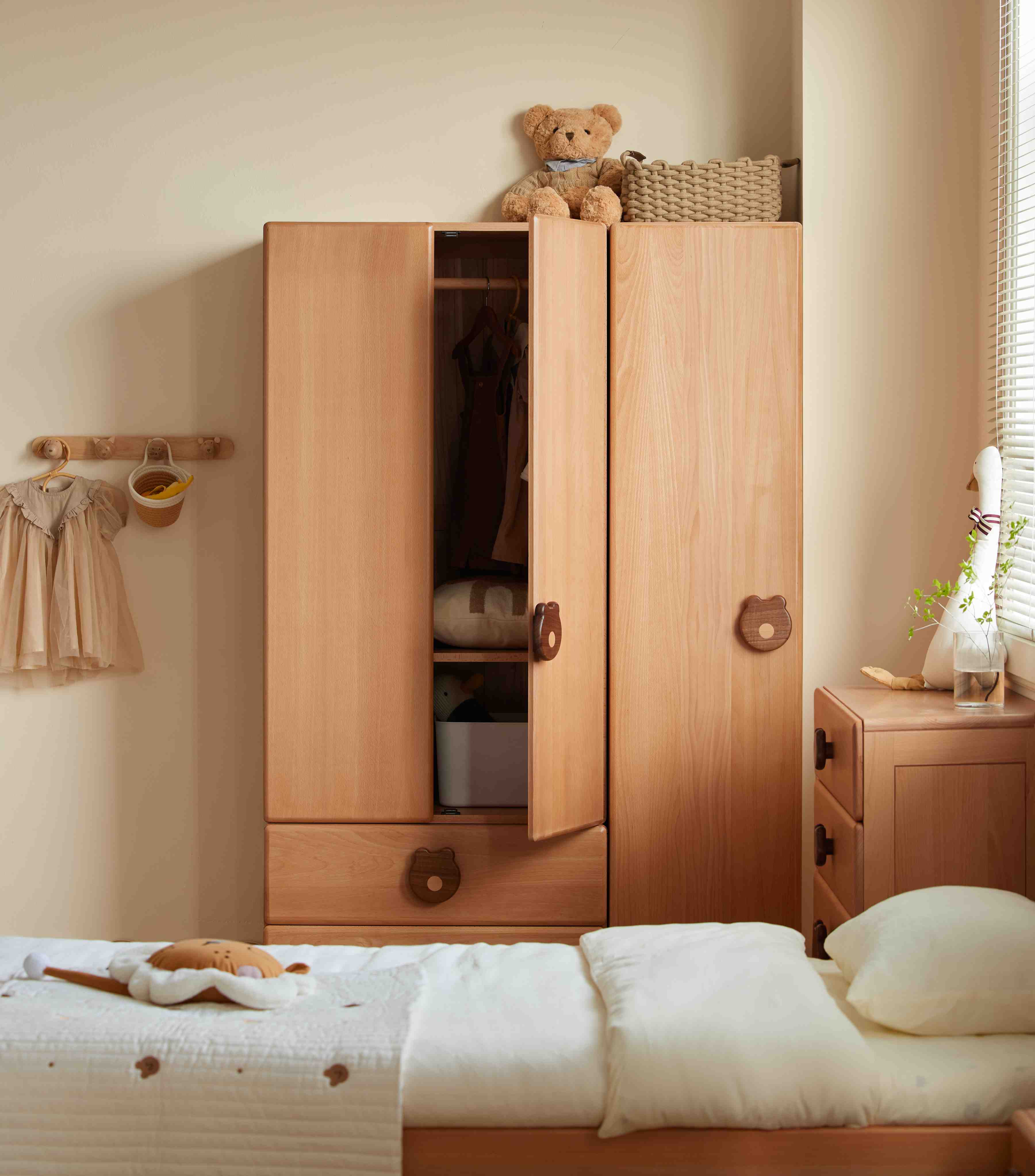 Armadio Guardaroba per Bambini Bosco