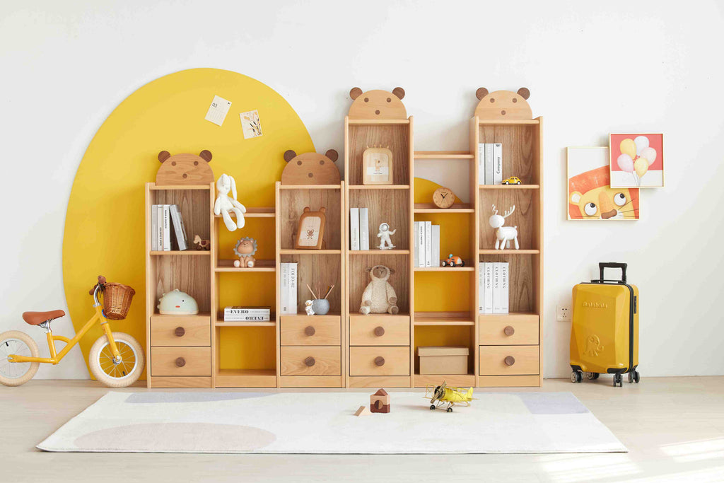 Ludovica Scaffale per Libri per Bambini in Legno