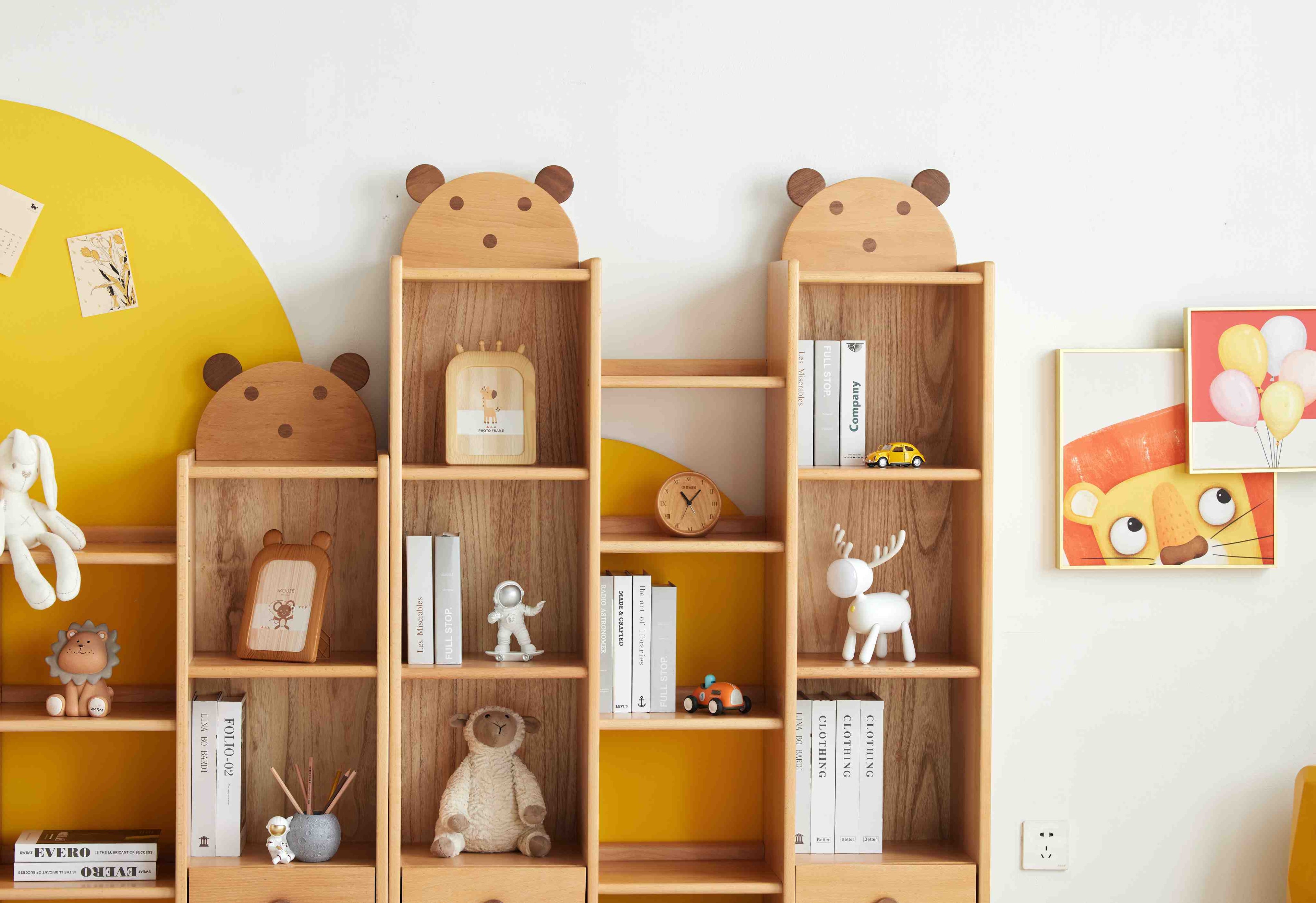 Ludovica Scaffale per Libri per Bambini in Legno