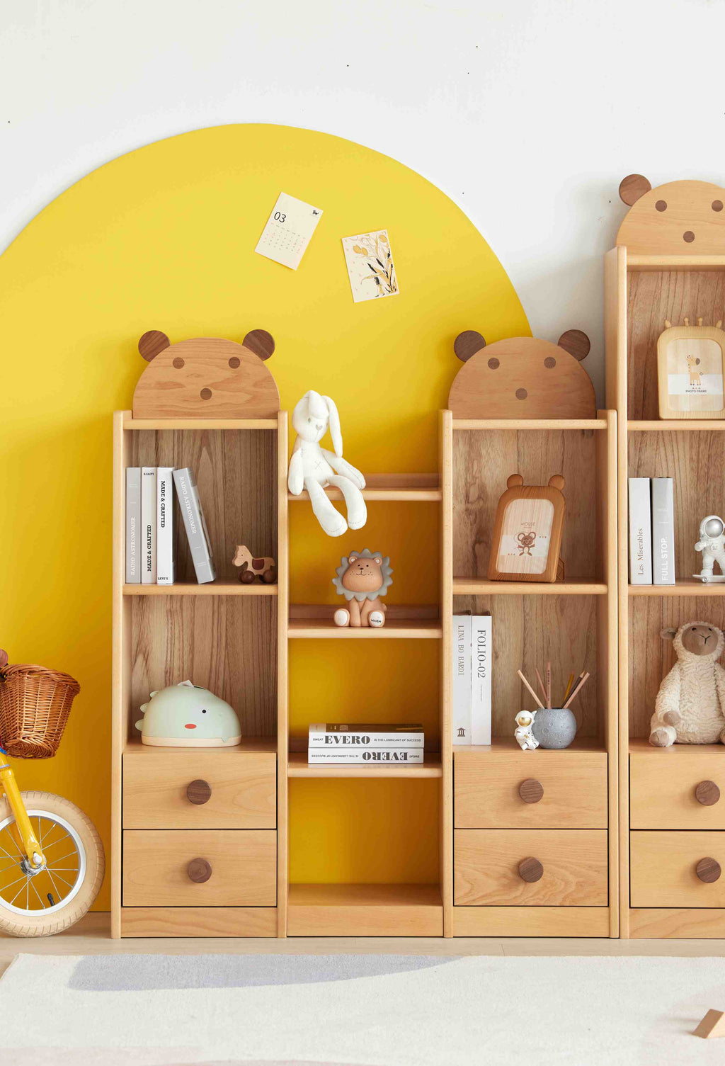 Ludovica Scaffale per Libri per Bambini in Legno