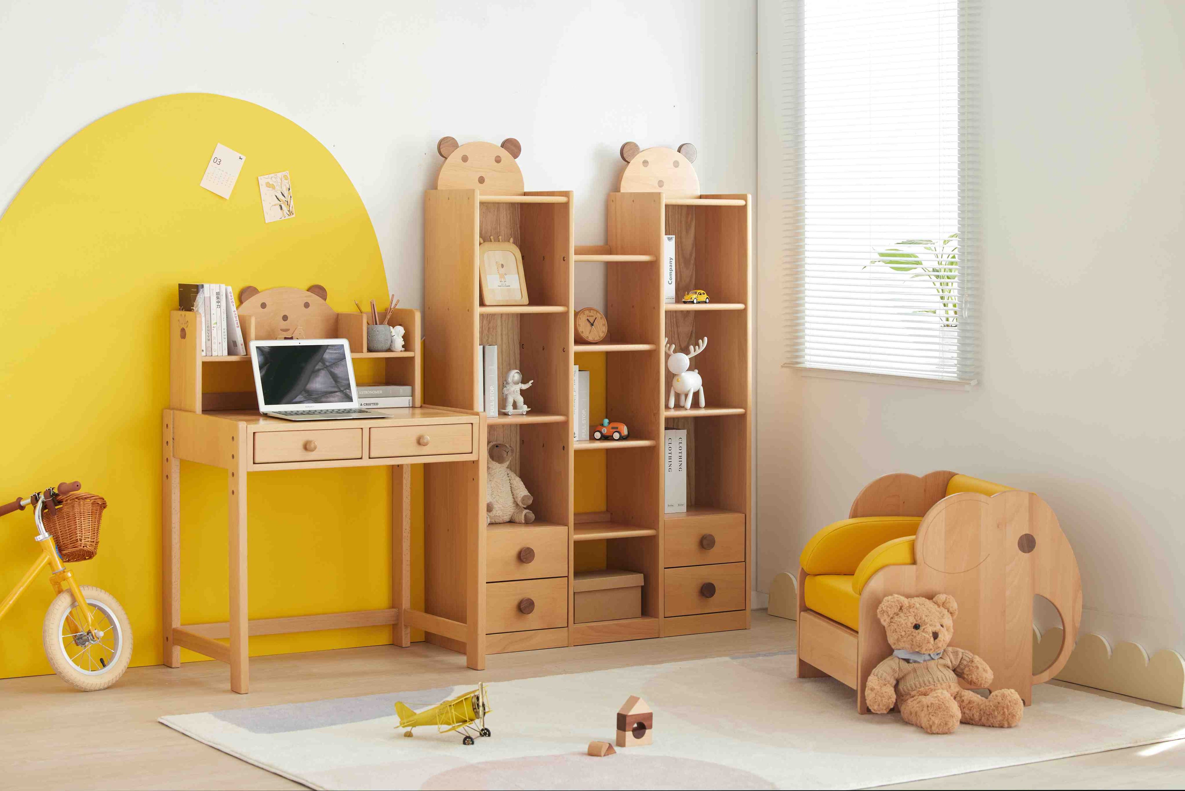 Ludovica Scaffale per Libri per Bambini in Legno
