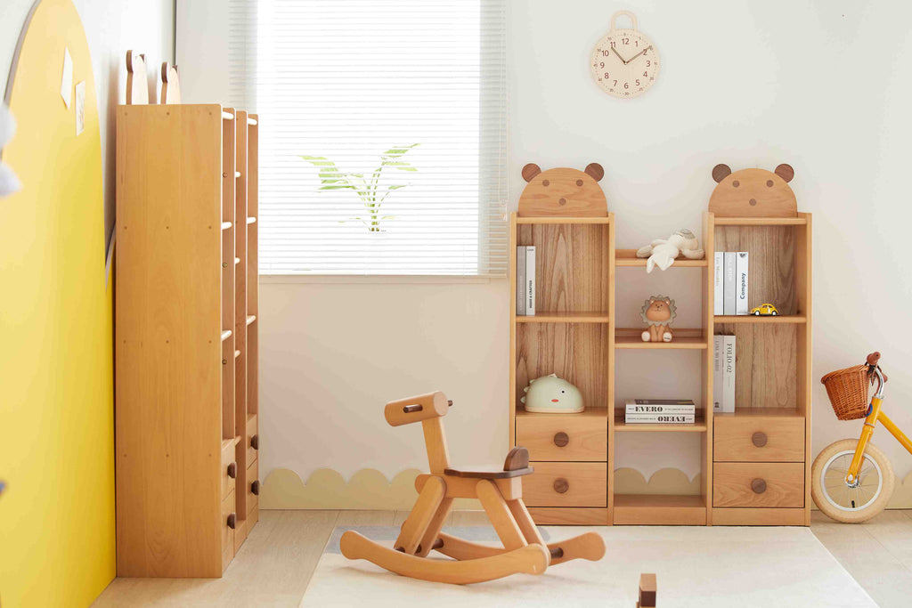 Ludovica Scaffale per Libri per Bambini in Legno