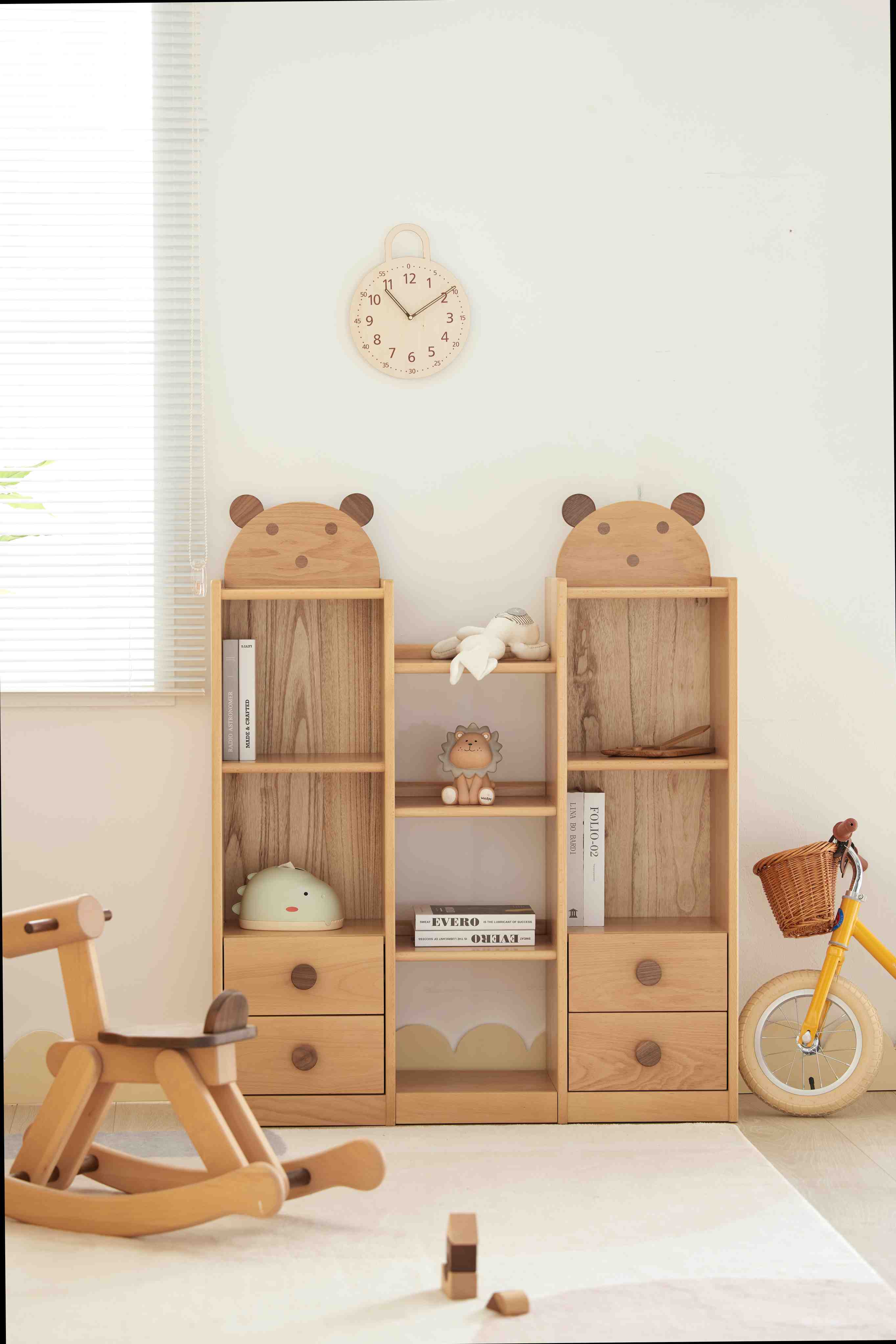 Ludovica Scaffale per Libri per Bambini in Legno