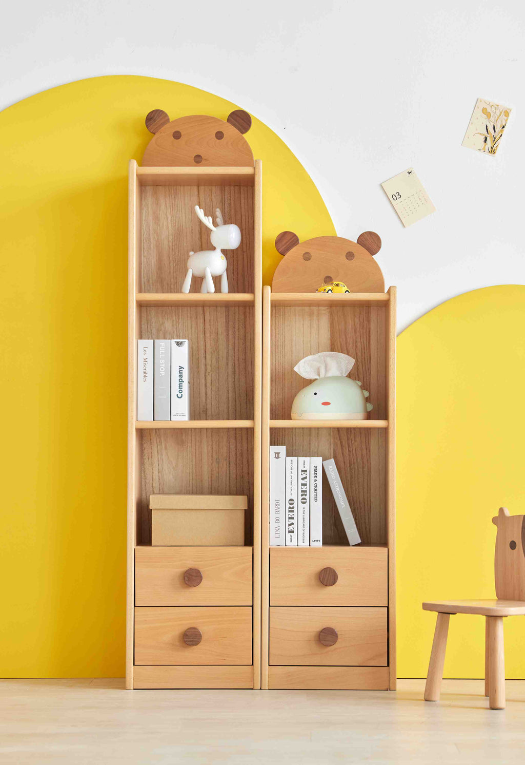 Ludovica Scaffale per Libri per Bambini in Legno