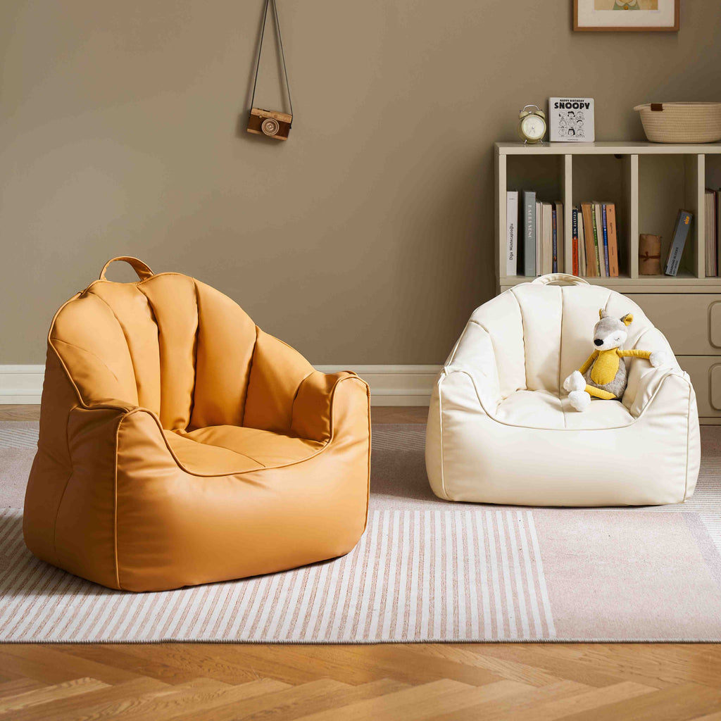 Pouf a sacco Marshmallow per bambini