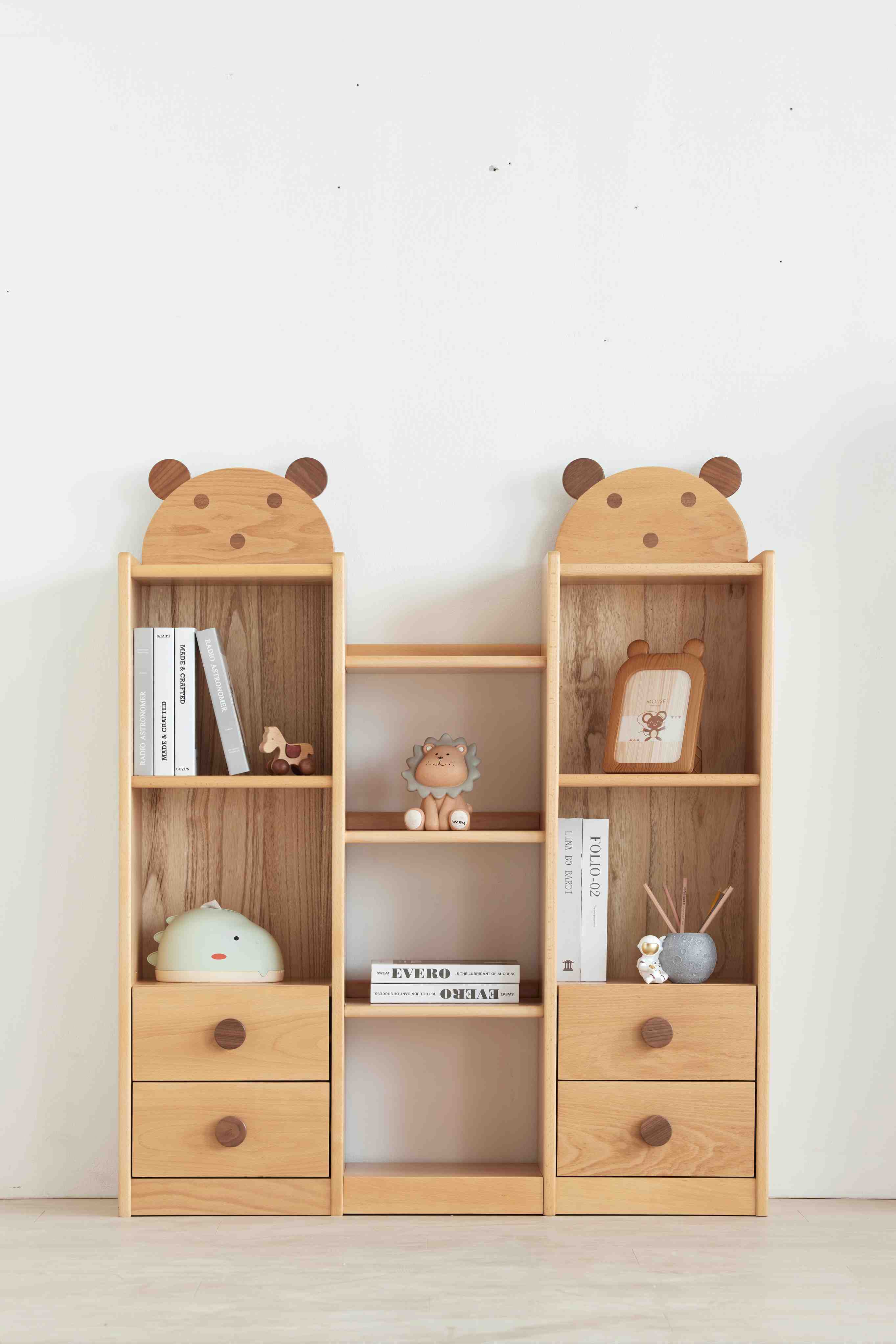 Ludovica Scaffale per Libri per Bambini in Legno