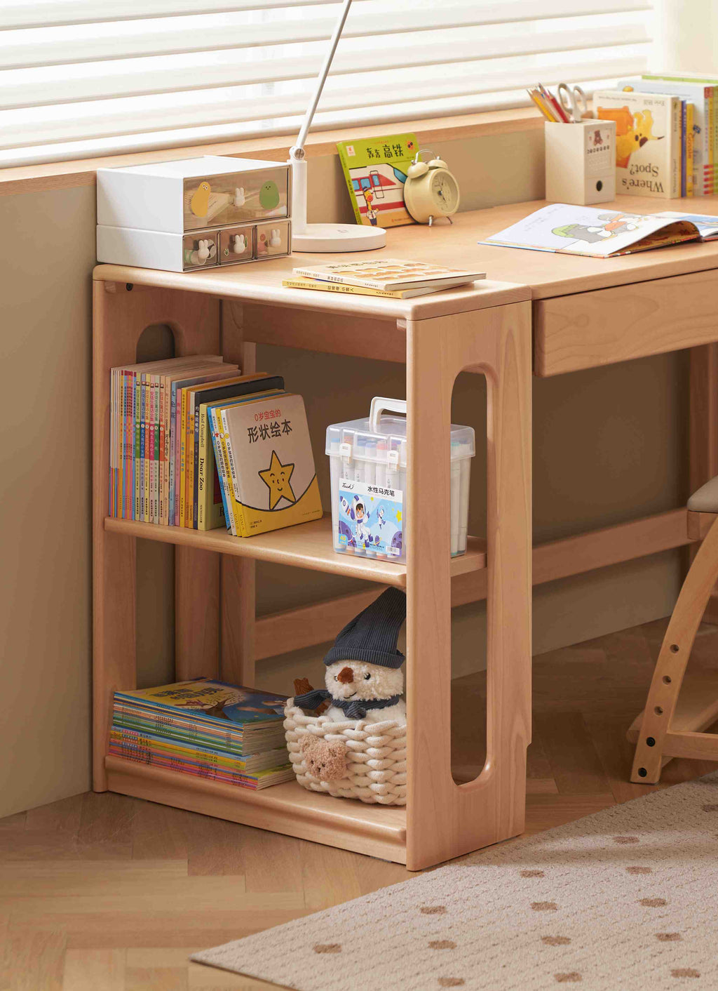 Scaffale porta libri per bambini Fiore