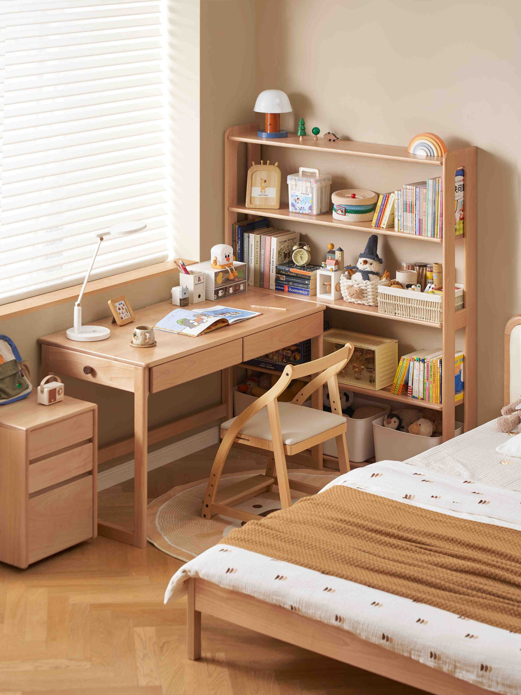 Scaffale porta libri per bambini Fiore