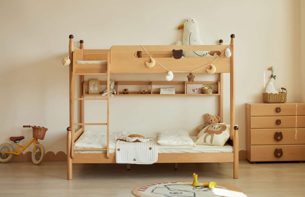 Letto a castello per bambini Luni con contenitore