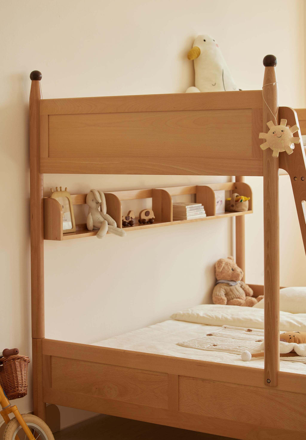 Letto a castello per bambini Luni con contenitore