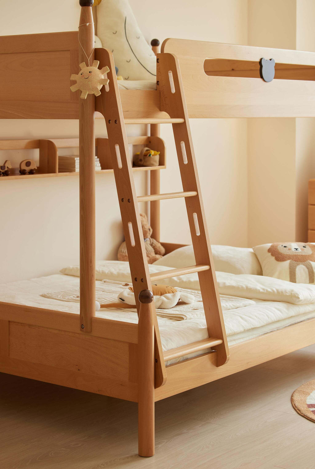 Letto a castello per bambini Luni con contenitore
