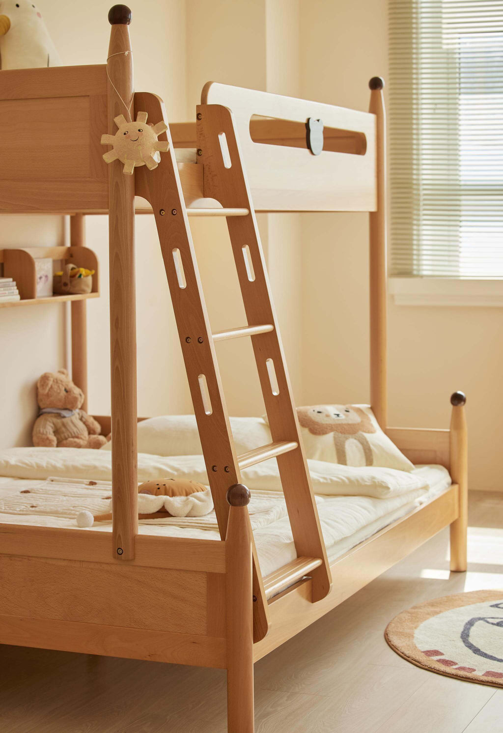 Letto a castello per bambini Luni con contenitore
